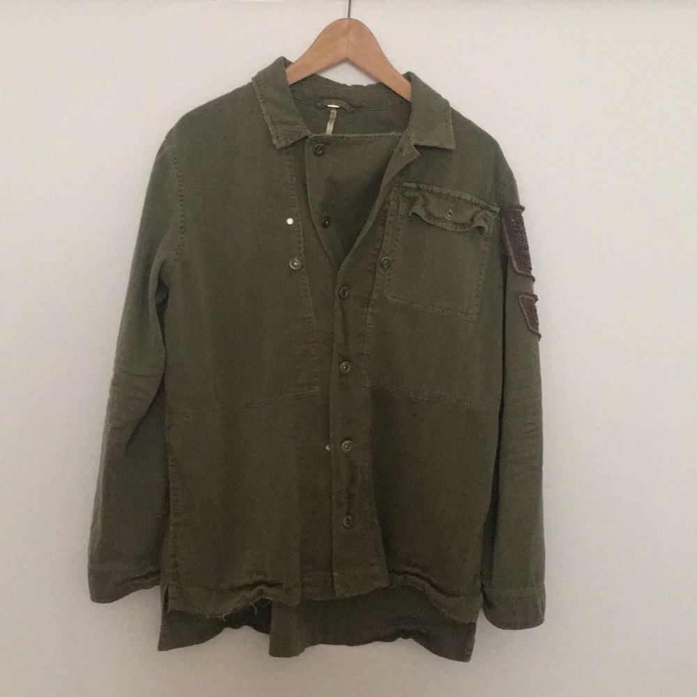 Free People Military shirt.  Size S.