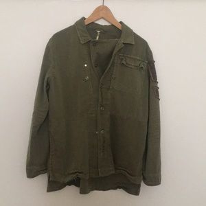 Free People Military shirt.  Size S.