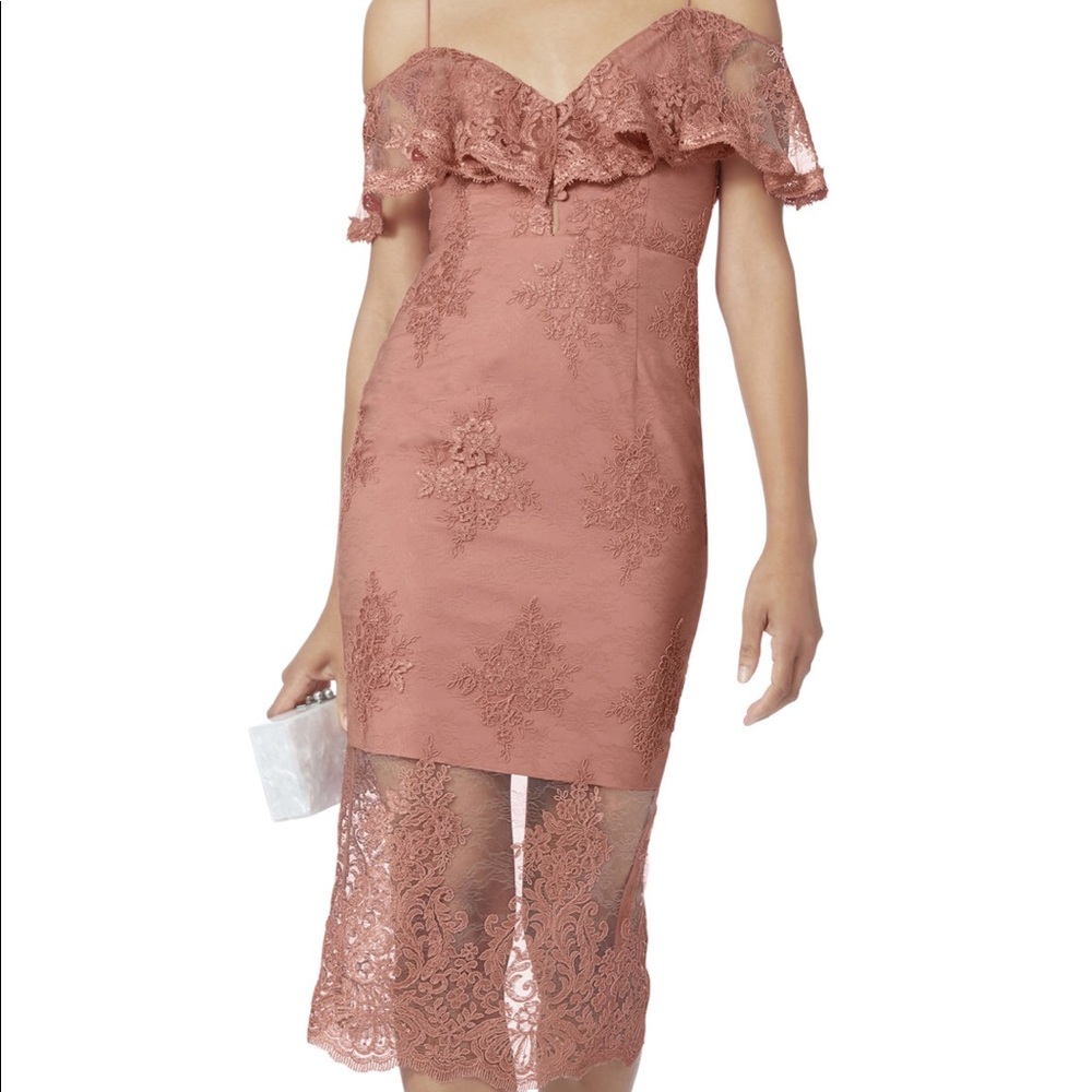 Nicolas Octavia ruffle pencil dress