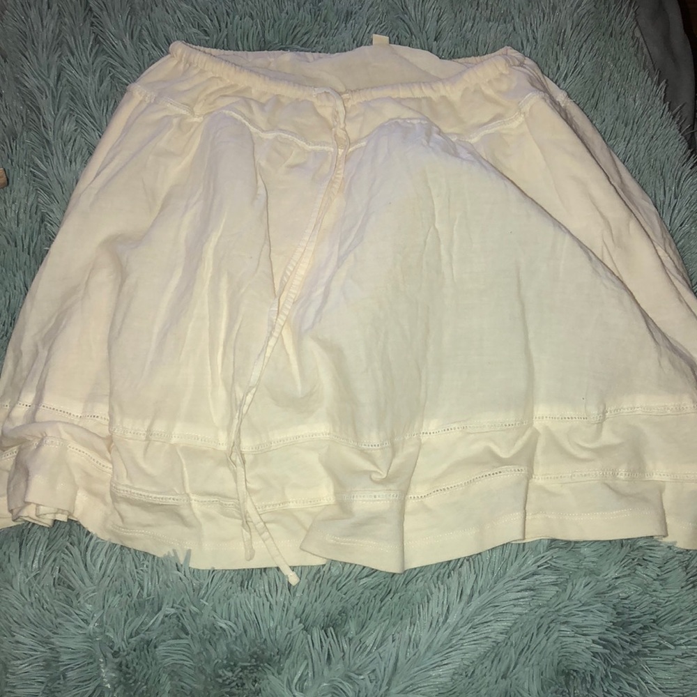 White skirt
