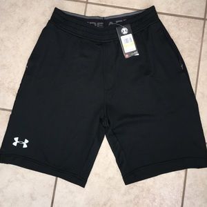 New Under Armour Men's Black Tech Terry Shorts