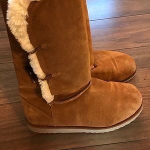 Fur lined boots (Tall) brown, Size 11 (Women’s)