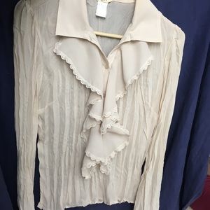 Vintage ruffle blouse