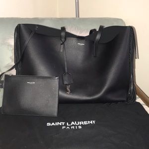 YSL Fringe Hobo Bag