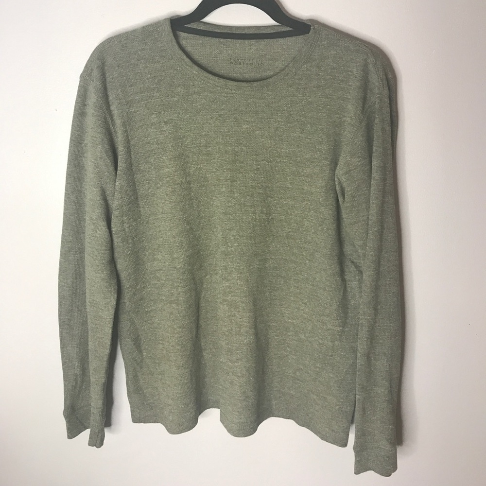 Gray Perry Ellis Thermal Sweater