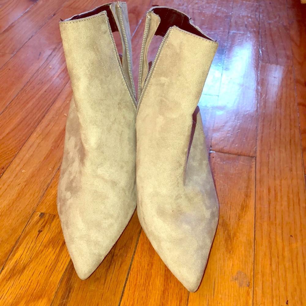 Zara sling back boots