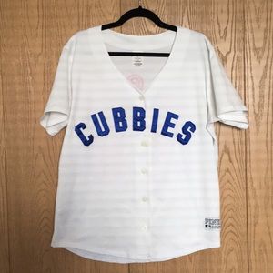 PINK Victoria's Secret MLB Cubs jersey