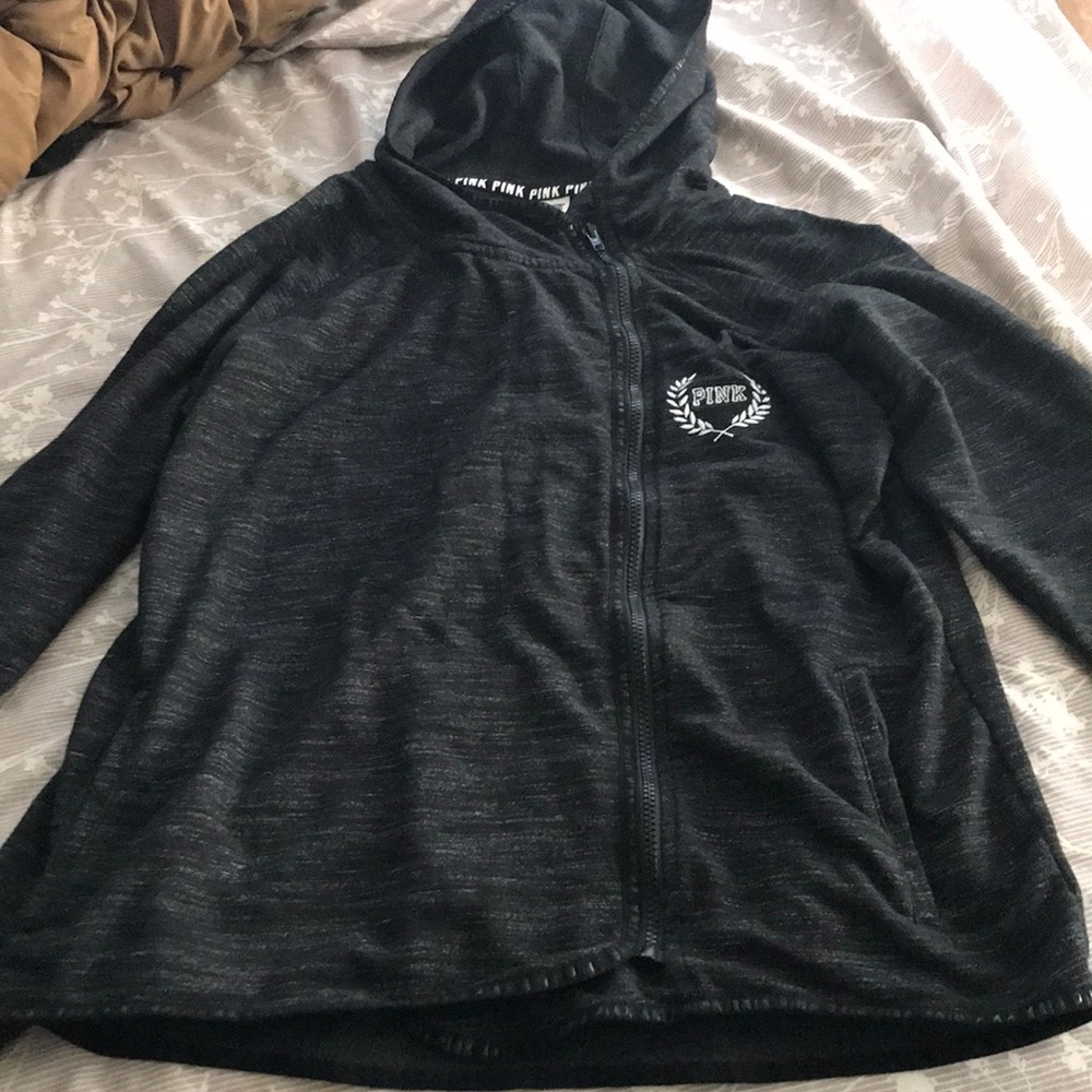 VS Pink Offset Zip