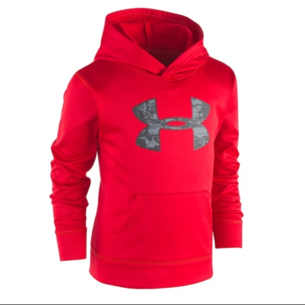 Red Under Armour dry fit sweatshirt