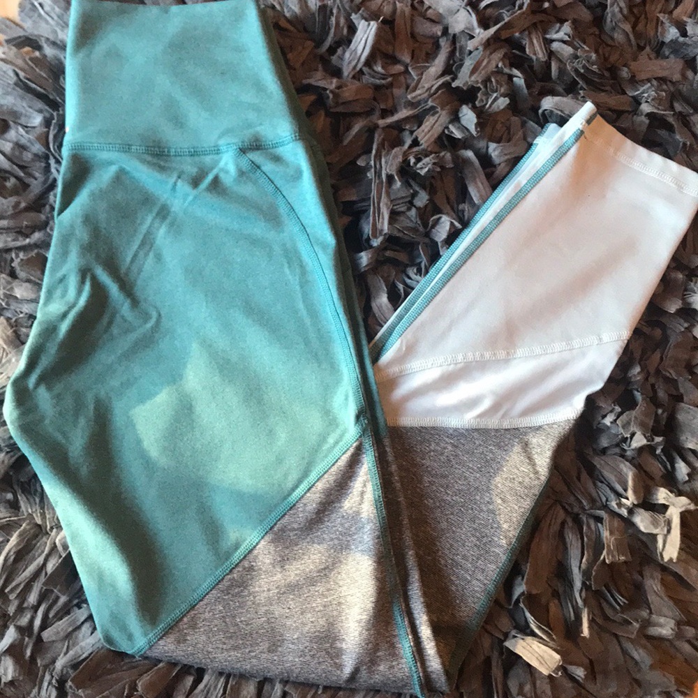 Aerie Workout Leggings mesh panel