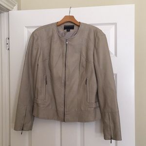 Bernardo Women’s Tan Moto Jacket