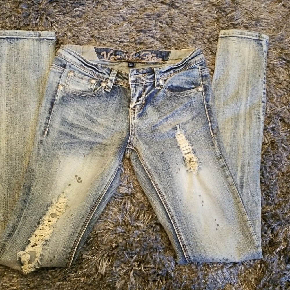 Embellished jeans