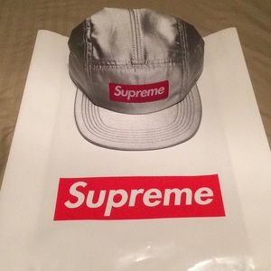 Supreme Raw Silk Camp Cap