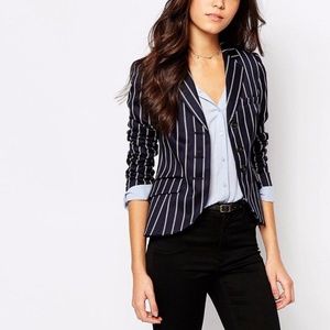 Jack Will’s Pin Stripe Navy Blazer