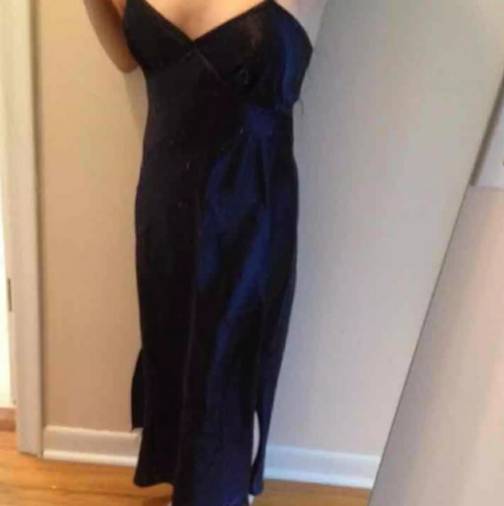 Jones New York Navy Blue Night Gown