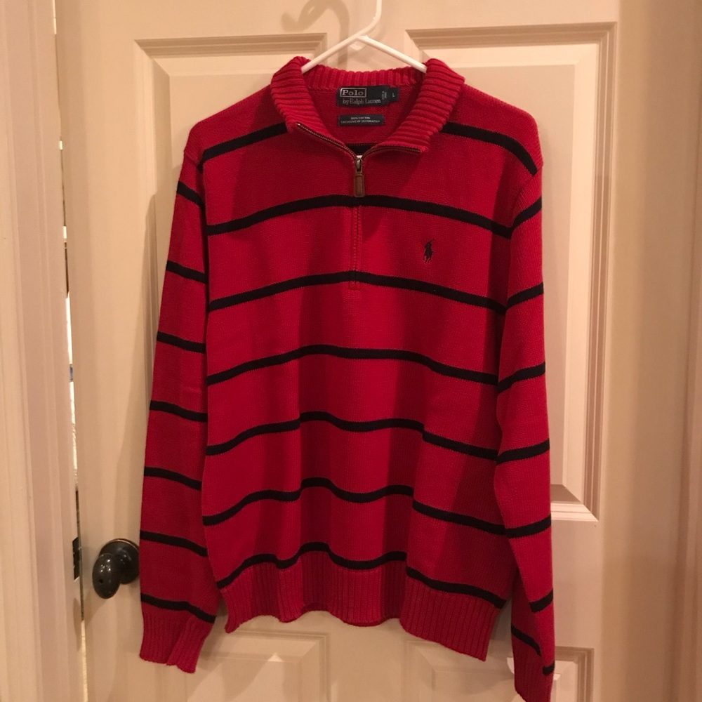 Men’s Polo sweater, size Large