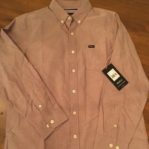 RVCA Brand boys oxford style shirt, size XL