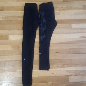 2 lululemon workout leggings