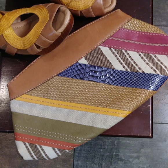 Fossil leather clutch - Picture 2 of 7