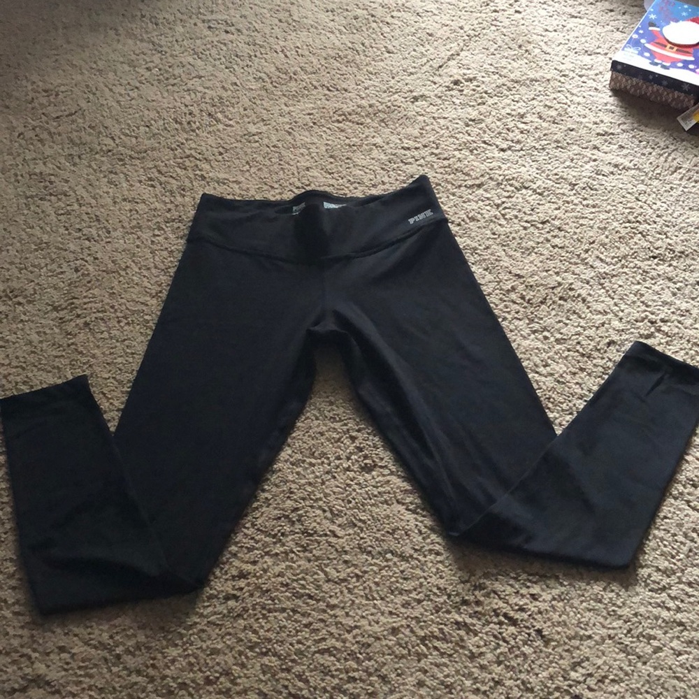 Black pink pants