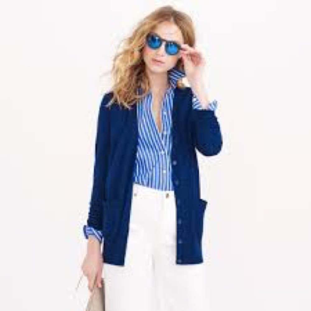J. Crew Merino Wool Long Cardigan
