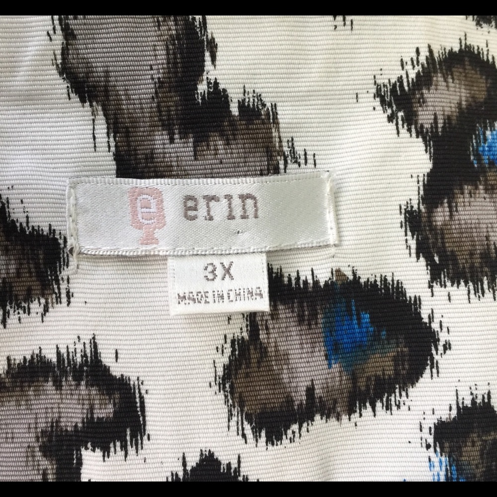 🎉2/$15🎉Erin Animal Print Cotton Jacket/Topper - Picture 5 of 7