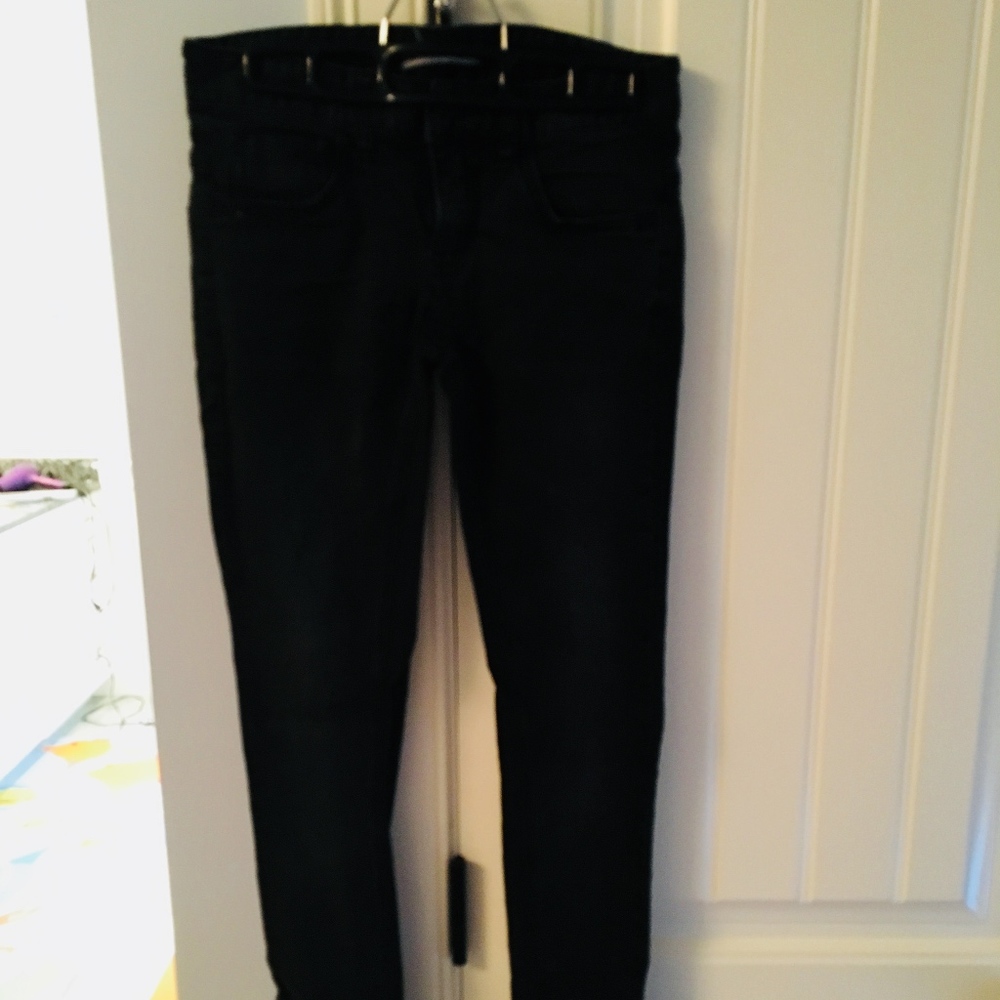 Dark Gray Skinny Jeans by Free People Size 25W