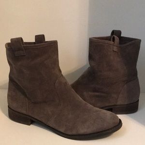 Grey Suede Booties.  Soul Society.