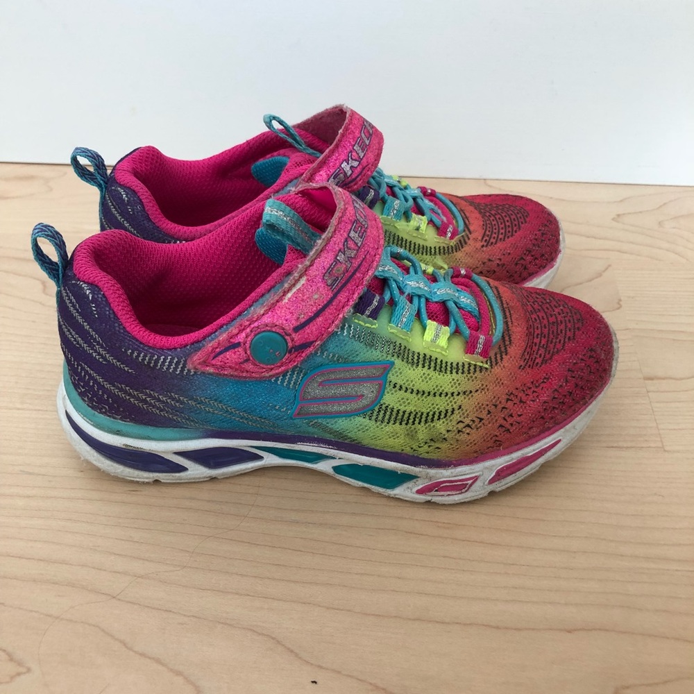 Light Up Rainbow Skechers