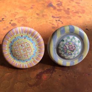 Mackenzie-Childs cabinet pulls. Set of 2