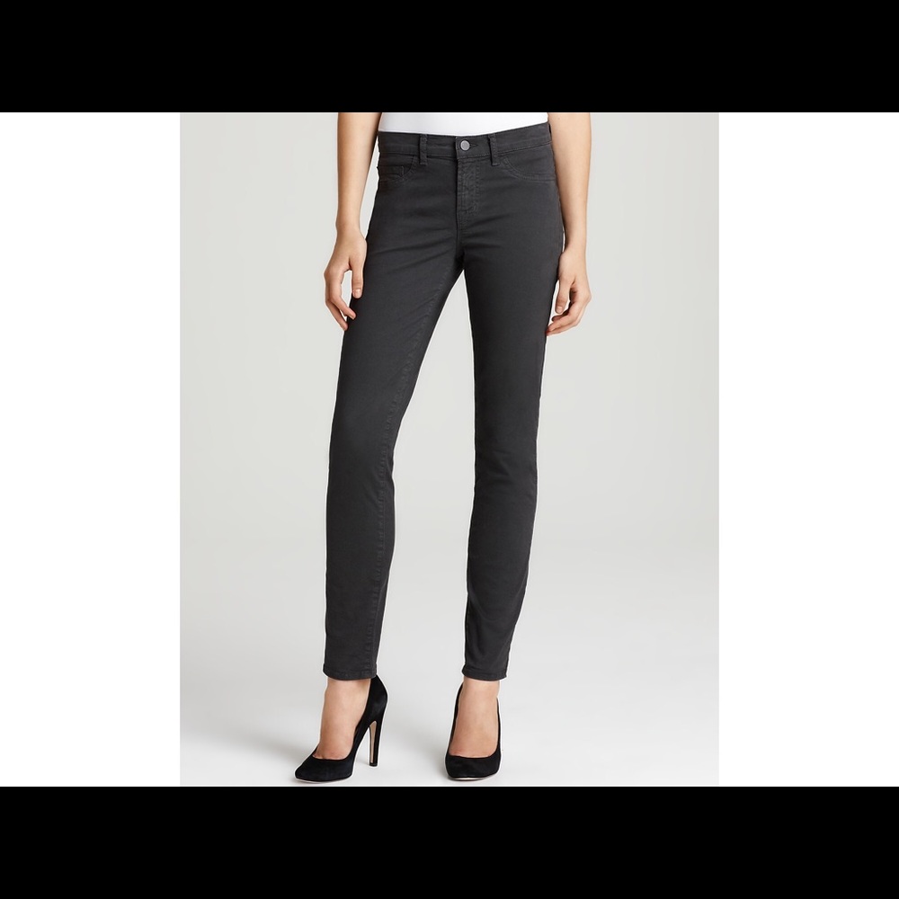 J Brand 811 Twill Charcoal Skinny Jeans