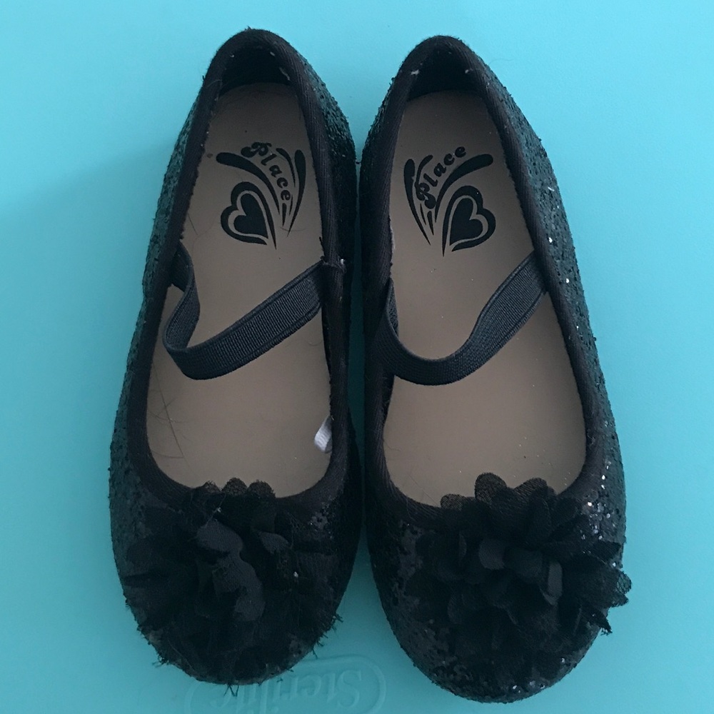 Toddler Girls sparkly ballet flats