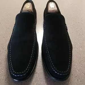 To Boot New York black suede Italian loafers
