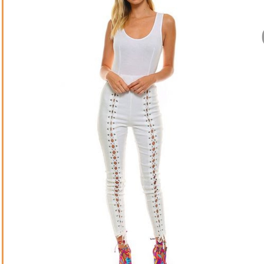 Lace Up Leg jumper