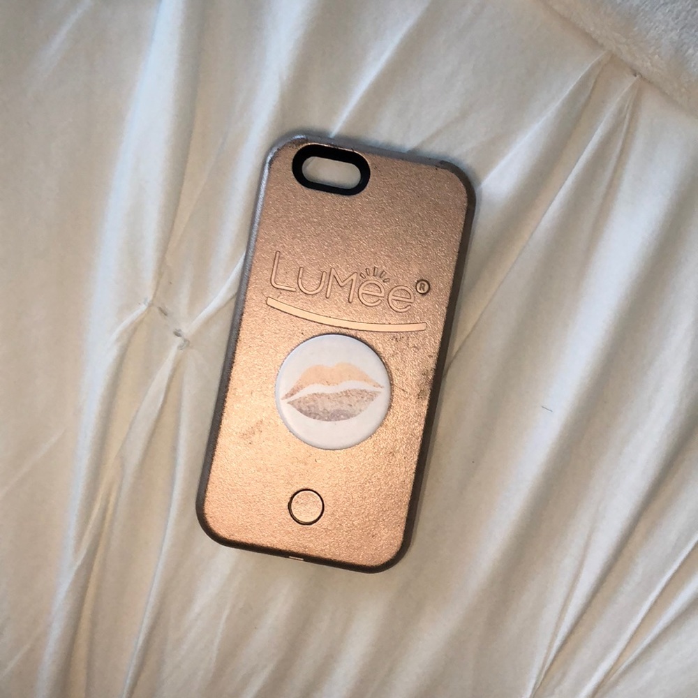 iPhone 6 lumee case with pop socket