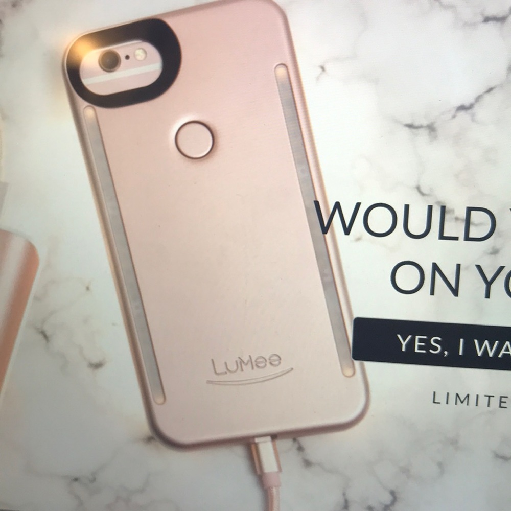 Lumee Duo case iPhone 6|6s, 7, 8 Rose Gold