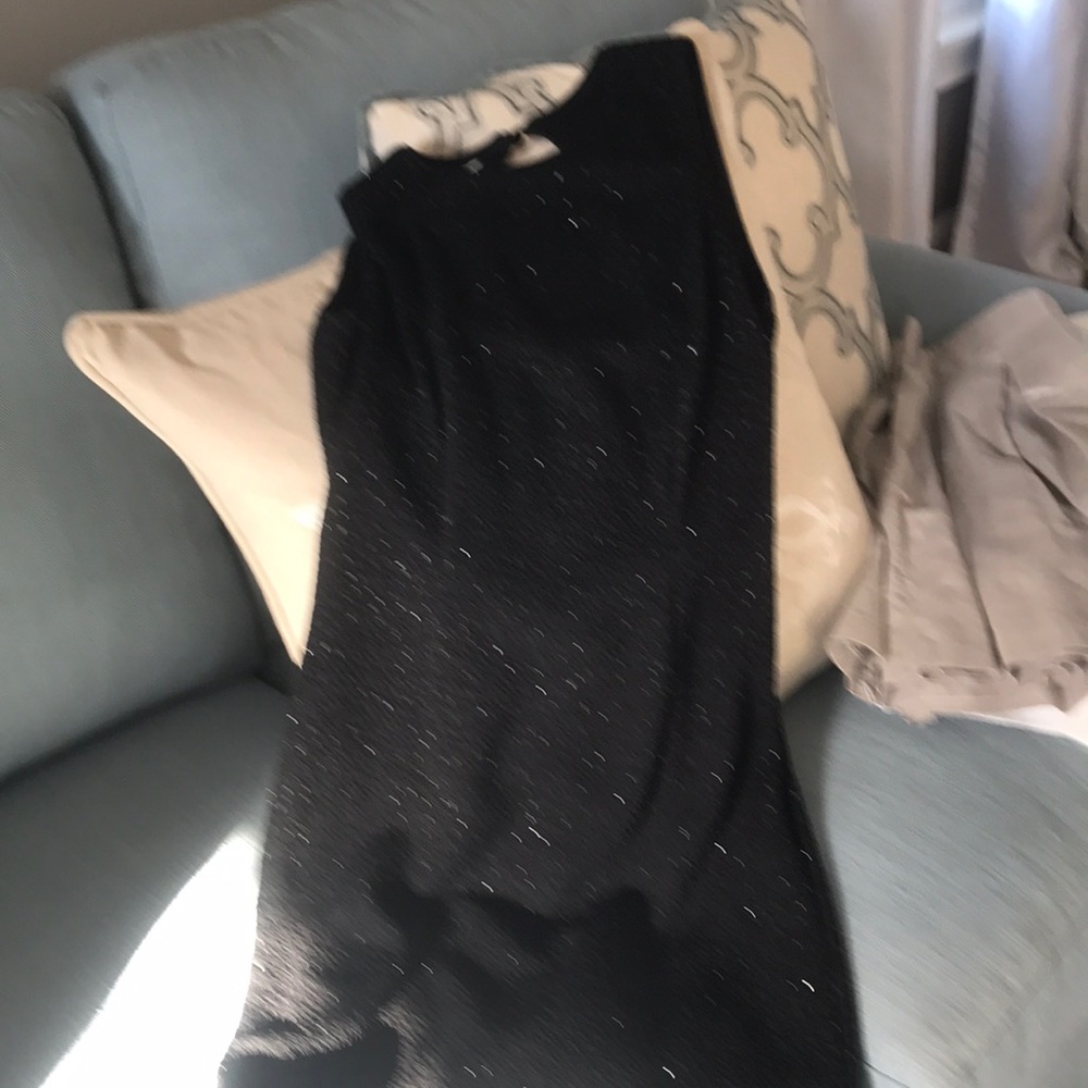 Black shimmery dress worn twice