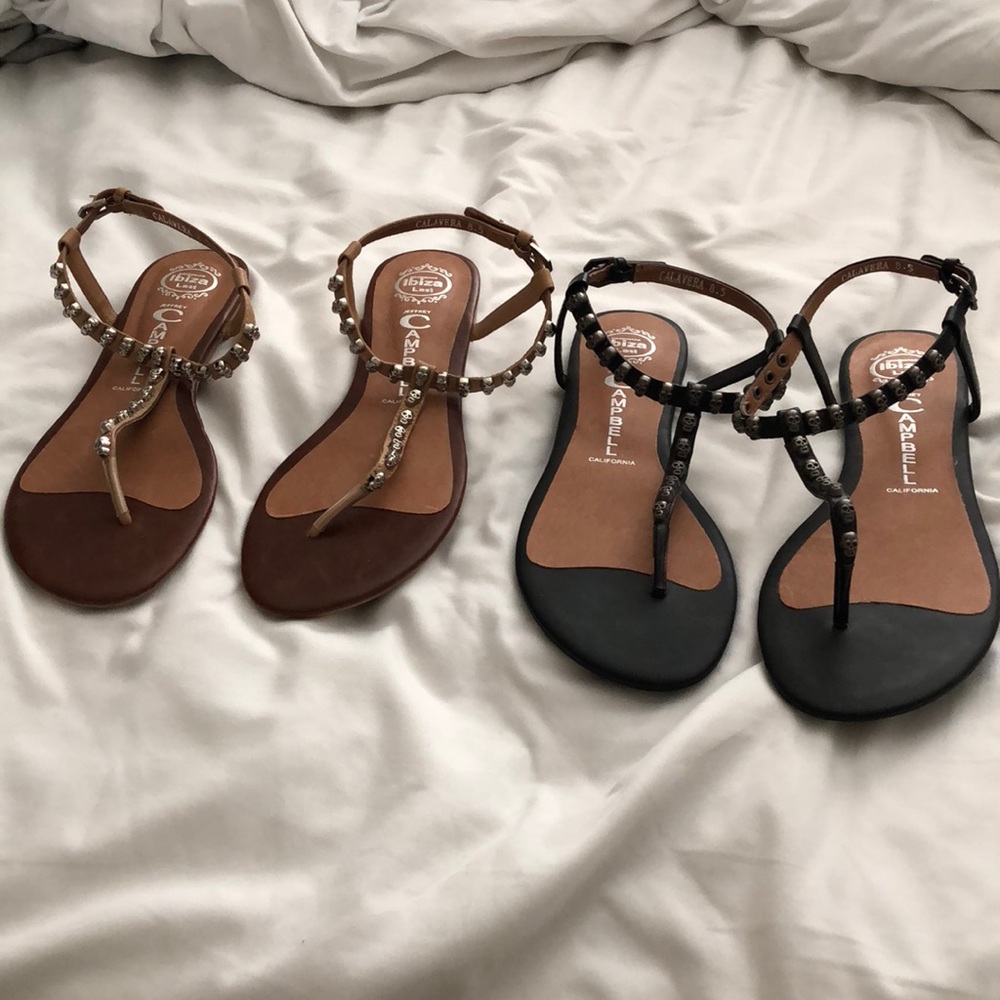 Jeffrey Campbell last Ibiza skull sandals