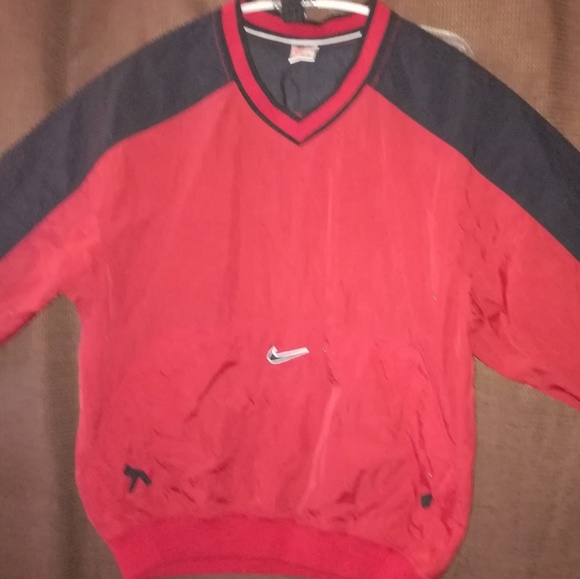 Nike Other - L - Nike Pullover VNeck Windbreaker Vintage 90s