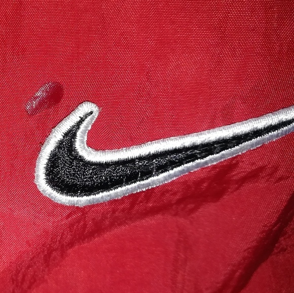 L - Nike Pullover VNeck Windbreaker Vintage 90s - Picture 4 of 7