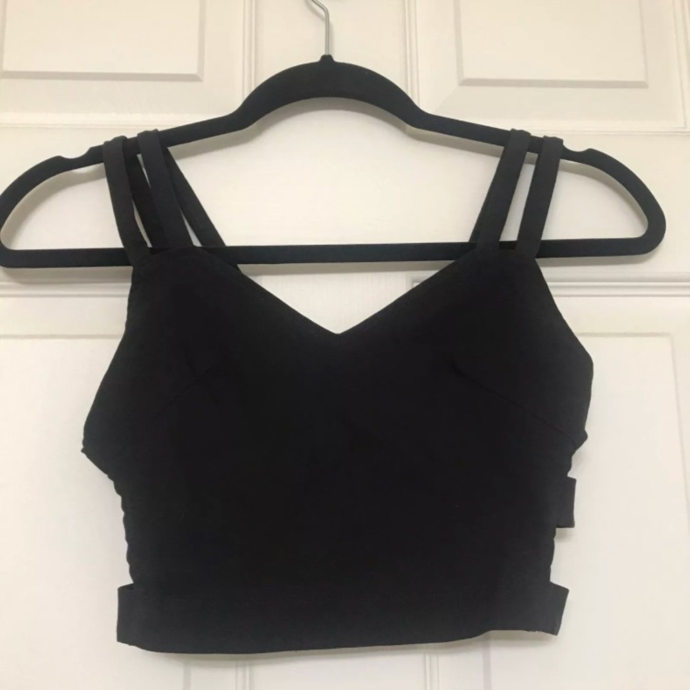 Black Cutout Pacsun Crop Top