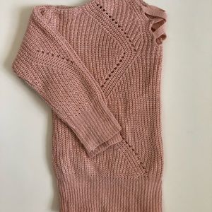 Cross Cross Reversible Blush Sweater
