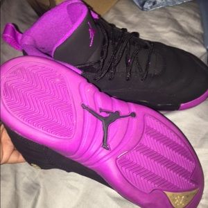 Purple and black retro 12’s