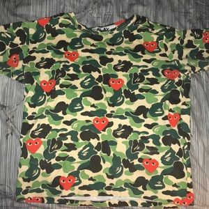 Bape (Camo) Shirt Size Small