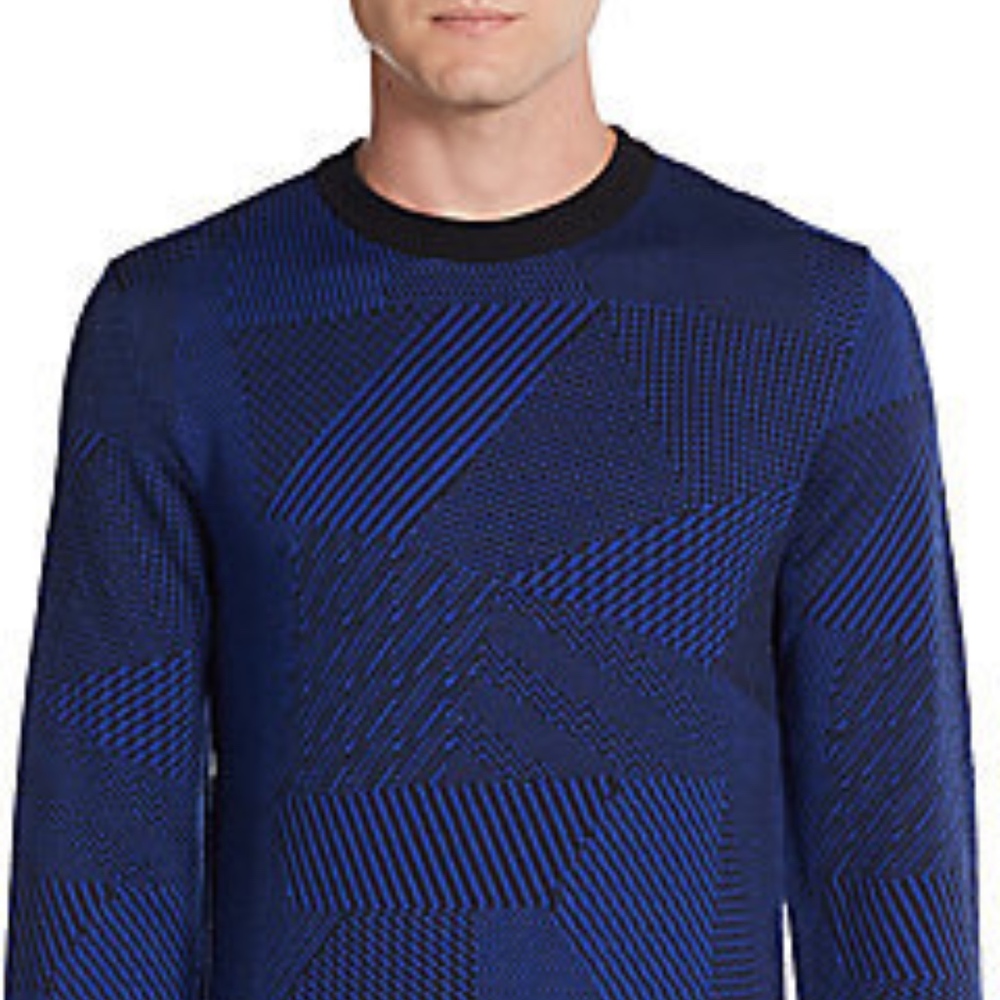 Saks Fifth Avenue Geometric Jacquard Sweater
