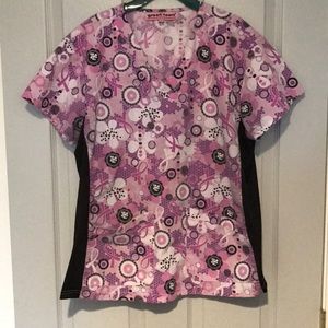 Green Town Women's Scrub Top Medium work wear