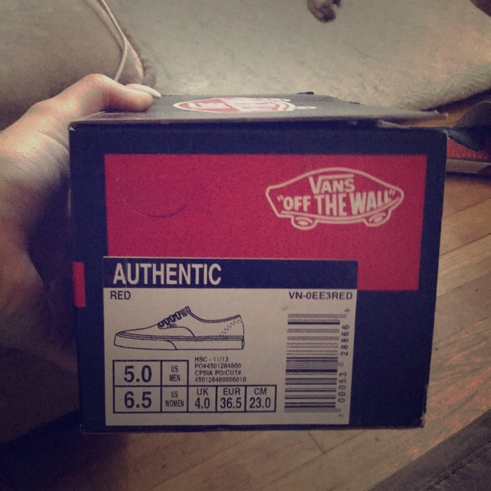 Brand new vans sneakers