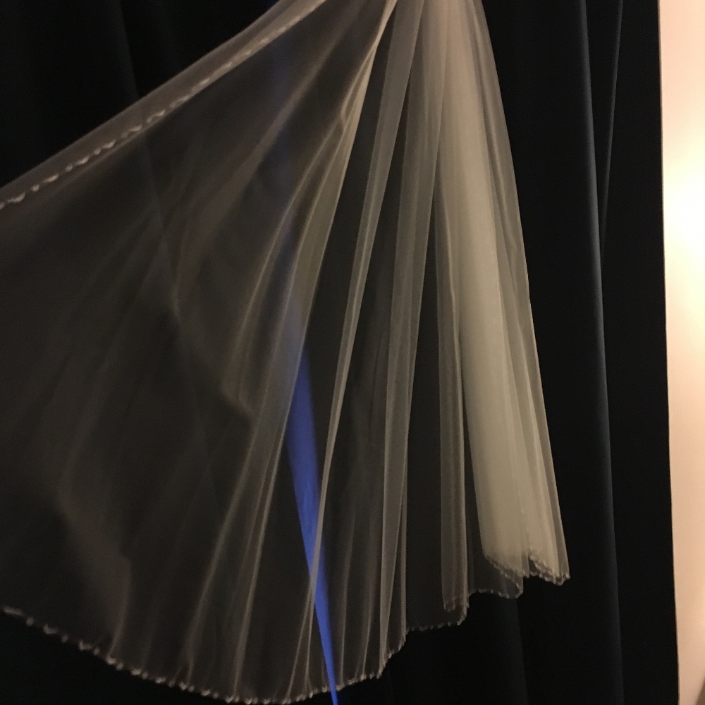 NWOT Off White Elbow Length Nelson D'Leon Veil
