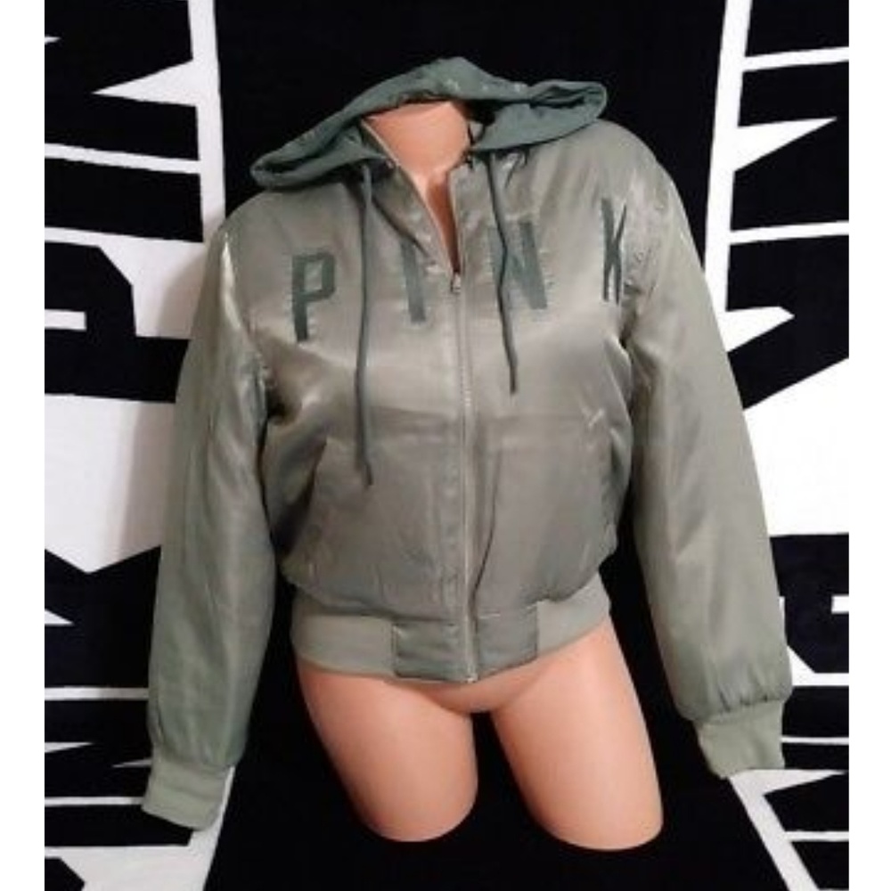 VS Pink LIMITED EDITION OLIVE BOMBER