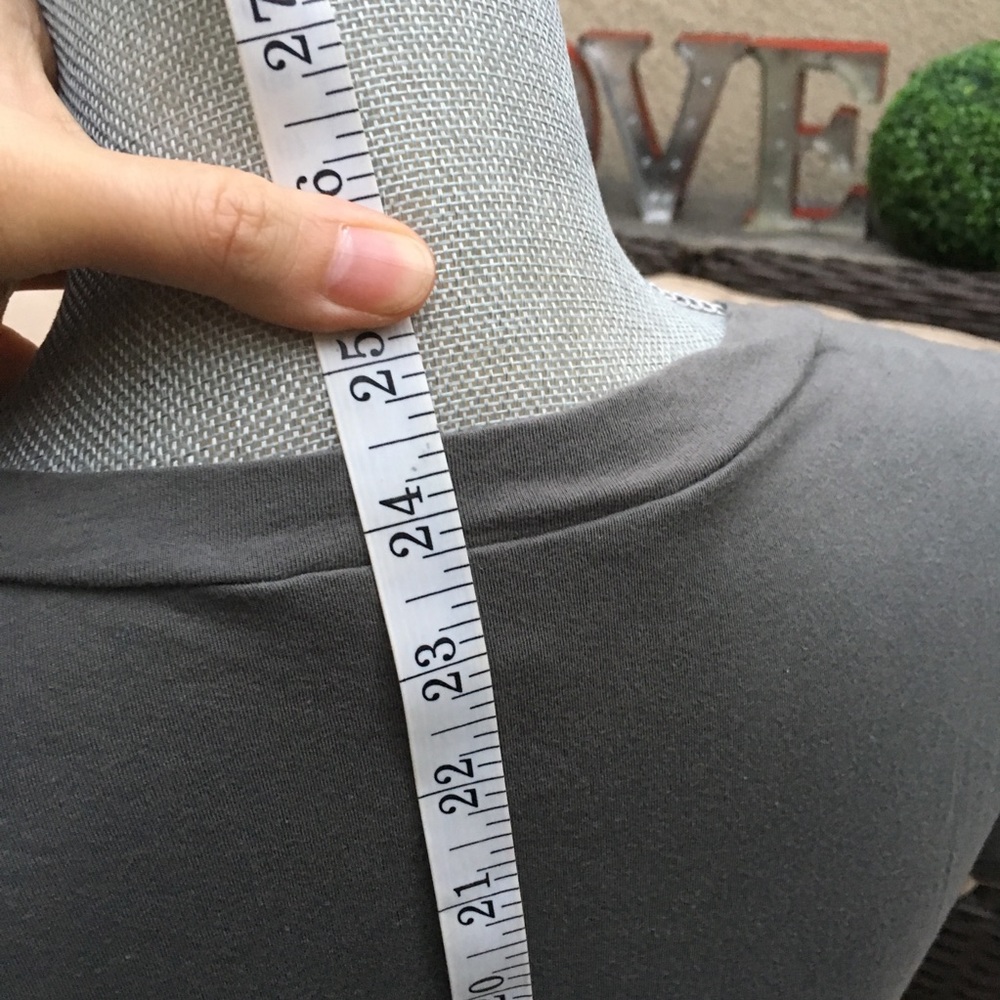 BCBG Slate Grey Ruched Design Tunic - Picture 4 of 5